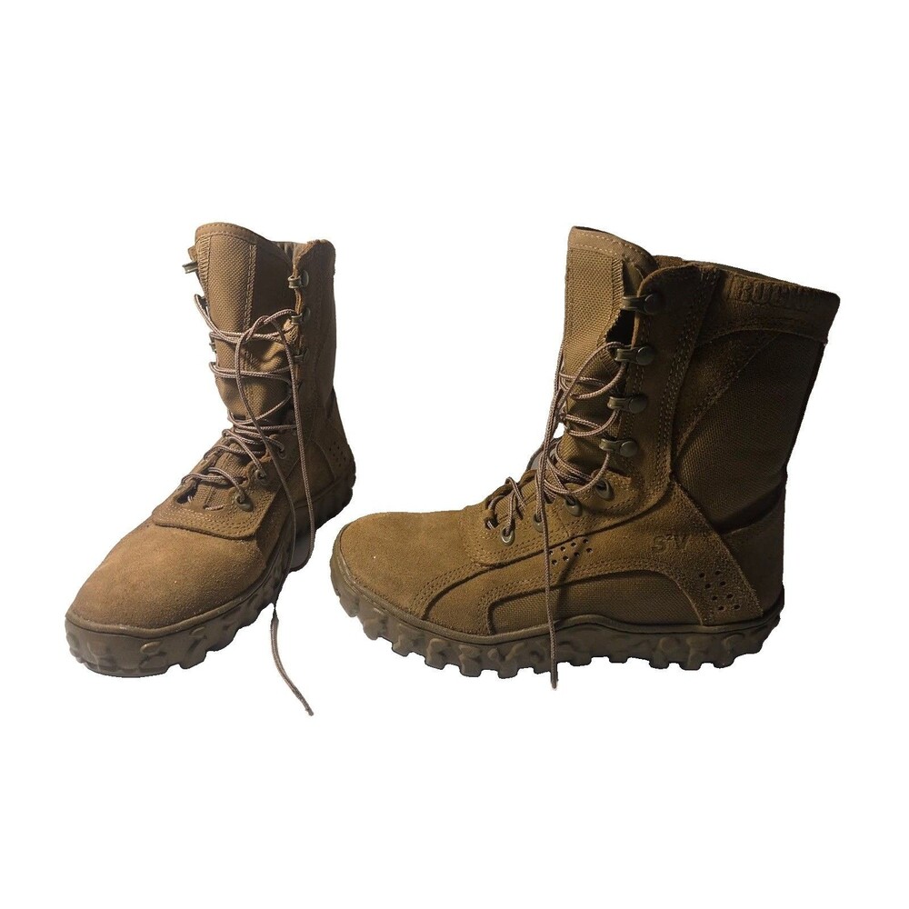 Rocky S2V Special Ops Boots Mens Sz 9 M Tactical Brown Leather RKC050